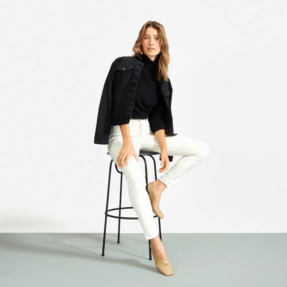 Everlane The High-Rise Skinny Jean White